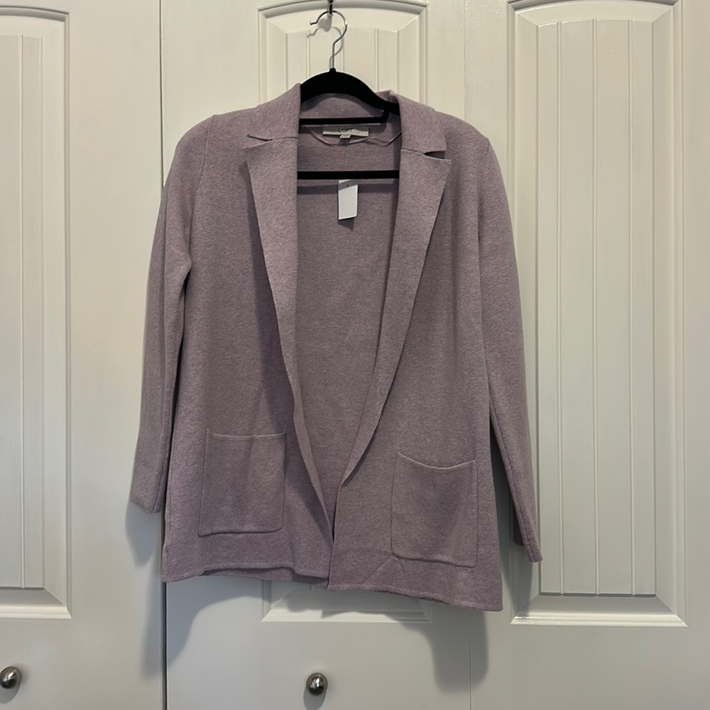 Loft knit blazer. Size small